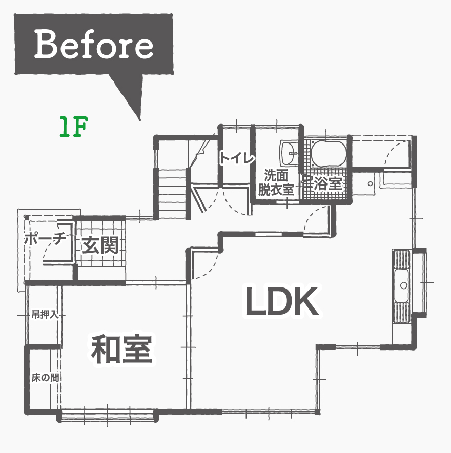 工事前（BEFORE）