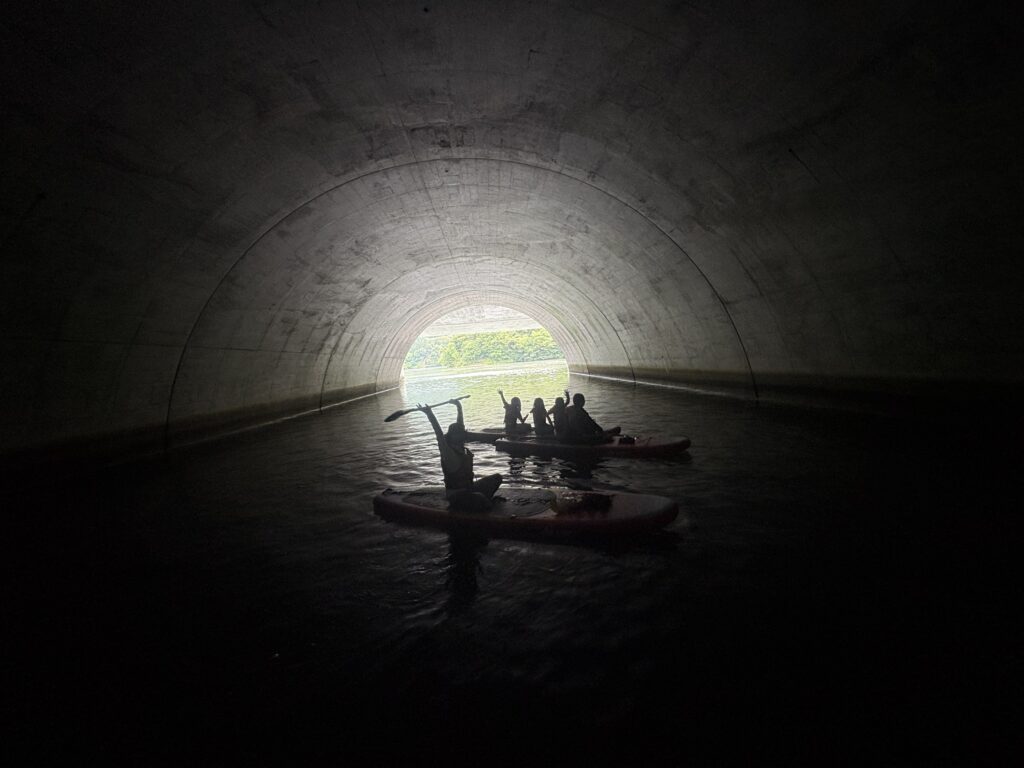 【長野市】ろうかく湖でSUP体験